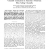 Nearest Neighbour Decoding and Pilot-Aided Channel Estimation in Stationary Gaussian Flat-Fading Channels