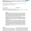 Network analysis of metabolic enzyme evolution in Escherichia coli