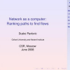Network as a Computer: Ranking Paths to Find Flows