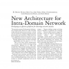 New architecture for intra-domain network security issues