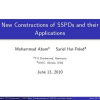 New constructions of SSPDs and their applications