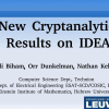 New Cryptanalytic Results on IDEA