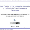 New filtering for the cumulative constraint in the context of non-overlapping rectangles