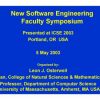 New Software Engineering Faculty Symposium