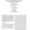 Newton-style optimization for emission tomographic estimation