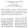 Non-linear image processing in hardware