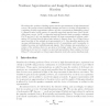 Nonlinear Approximation and Image Representation using Wavelets