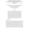 Nonlinear Filtering of Electron Micrographs by Means of Support Vector Regression