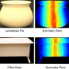 Novel Depth Cues from Uncalibrated Near-field Lighting
