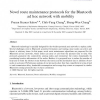 Novel route maintenance protocols for the Bluetooth ad hoc network with mobility