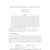 Null boundary controllability of a circular elastic arch