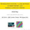 Numeration Systems: A Link between Number Theory and Formal Language Theory