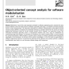 Object-oriented concept analysis for software modularisation