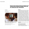 Observation-based design methods for gestural user interfaces