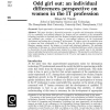 Odd girl out: an individual differences perspective on women in the IT profession