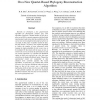 On a New Quartet-Based Phylogeny Reconstruction Algorithm