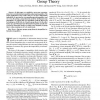 On a relation between information inequalities and group theory