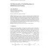 On Dimensionality of Embedding Space in Multidimensional Scaling