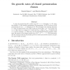 On Growth Rates of Closed Permutation Classes