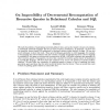 On Impossibility of Decremental Recomputation of Recursive Queries in Relational Calculus and SQL