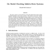On Model Checking Infinite-State Systems