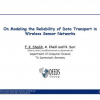 On Modeling the Reliability of Data Transport in Wireless Sensor Networks
