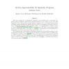 On Non-Approximability for Quadratic Programs