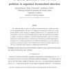 On Optimal Quantization Rules for Some Problems in Sequential Decentralized Detection