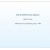 On RAM Priority Queues