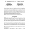 On Security in TCP/IP over Wireless Network