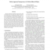 On the Apparent Transparency of a Motion Blurred Object