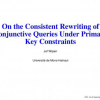 On the Consistent Rewriting of Conjunctive Queries Under Primary Key Constraints