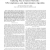 On the Construction of a Maximum-Lifetime Data Gathering Tree in Sensor Networks: NP-Completeness and Approximation Algorithm