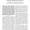 On the Feasibility and Efficacy of Protection Routing in IP Networks