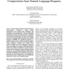 On-the-fly Construction of Web Services Compositions from Natural Language Requests