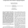 On-the-fly Construction of Web Services Compositions from Natural Language Requests