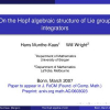 On the Hopf Algebraic Structure of Lie Group Integrators
