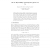 On the Impossibility of Strong Encryption Over 