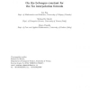 On the Lebesgue constant for the Xu interpolation formula