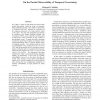 On the Partial Observability of Temporal Uncertainty