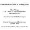 On the performance of middleboxes