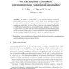 On the solution existence of pseudomonotone variational inequalities