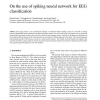 On the use of spiking neural network for EEG classification