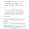 On two-path convexity in multipartite tournaments