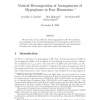 On Vertical Decomposition of Arrangements of Hyperplanes in Four Dimensions