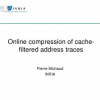 Online compression of cache-filtered address traces