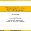 Ontology Composition using a Role Modeling Approach