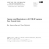 Operational Equivalence of CHR Programs and Constraints