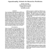 Operationality Criteria for Recursive Predicates