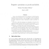 Operations on proofs and labels